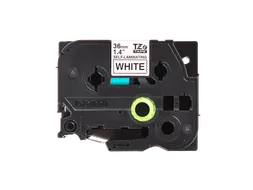 Brother TZe-SL261 zelflaminerende labeltape zwart op wit - 36 mm – v