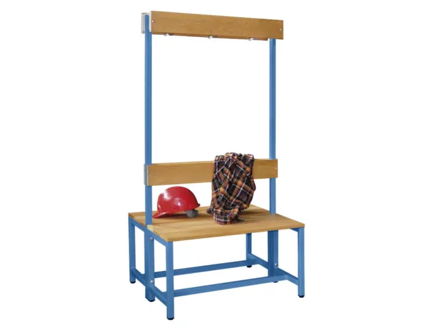 banc double,HxLxP 1600x1000x770mm,piètement RAL5012
