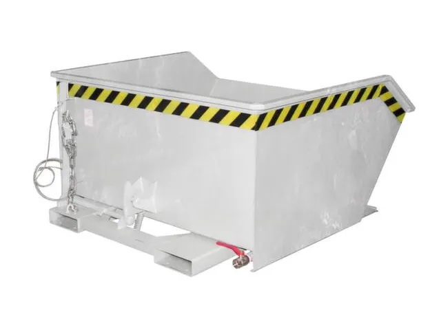 Kiepbak voor spaanders,HxLxB 680x1440x1280mm,0,75m³,draagverm. 1000kg