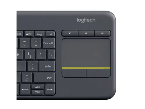 Wireless Touch Keyboard K400 Plus - Zwart, Belge (Azerty)