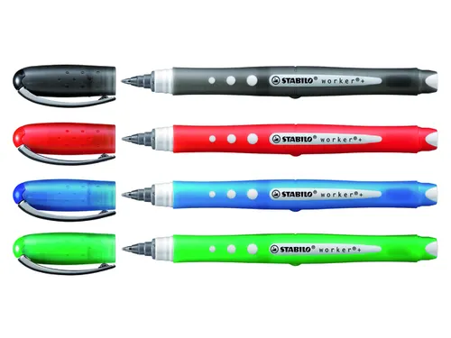 Rollerpen Stabilo Worker Colorful 2019/36 groen 0.5mm