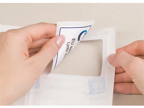 Naambadge etiket Avery J4785-20 80x50mm Inkjet 200 stuks