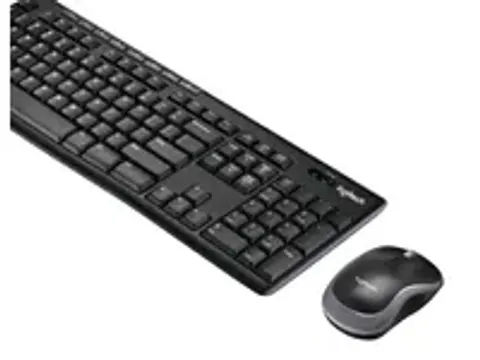 OUTLET Logitech MK270 UK layout Toetsenbord + Muis Zwart