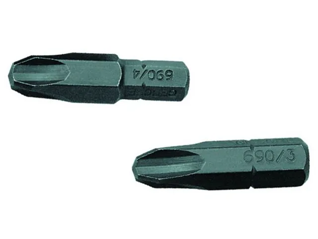 690 3 S-010 Schroevendraaierbit 1/4 inch,voordeelverpakking 10-delig