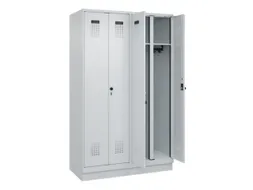 locker voor scheiding van kleding,HxBxD 1950x1200x500mm,4vak