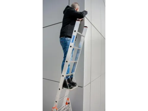 Inhangtrede,V. Staande Ladder Met Sporten,Draagverm. 150Kg,Aluminium