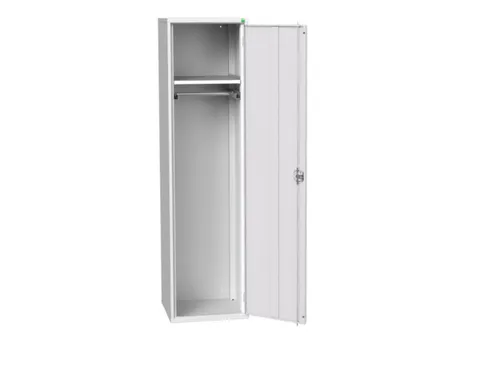 Lockerkast 2000x525x550mm 1 vak, vleugeldeur, RAL7035