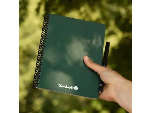 Notitieboek Bambook Forest A5 lijn 40pagina's uitwisbaar donkergroen