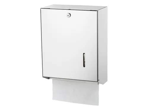 Handdoekdispenser Aluminium Groot C-vouw Z-vouw