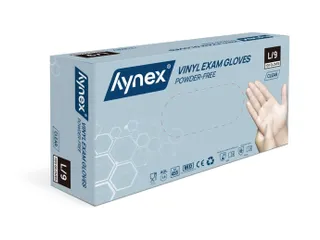 Handschoen Hynex vinyl L transparant 4.5gr 100 stuks - 1