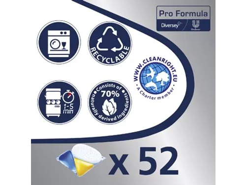 Pro Formula Optimum All In 1 capsules vaatwastabletten, doos 4x52 stuk