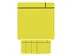 Magneet scrum 75x75mm geel 5 stuks
