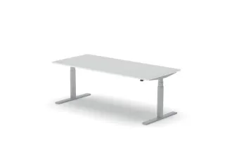 Elektrisch ihv bureau,HxBxD 650-1310x2000x900mm,blad wit - 1