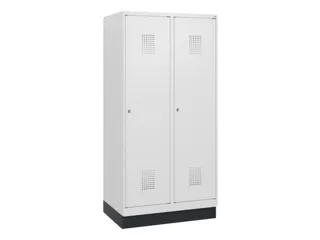 schoollocker,HxBxD 1630x800x500mm,2vak,vak B 400mm,cil.-slot,sokkel - 2