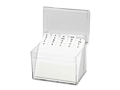 Kaartenbak Maul met index DIN A6 acryl