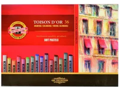 Pastelkrijt Koh-I-Noor Toison 8515 rond 36 stuks assorti