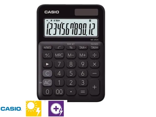 Rekenmachine Casio MS-20UC zwart