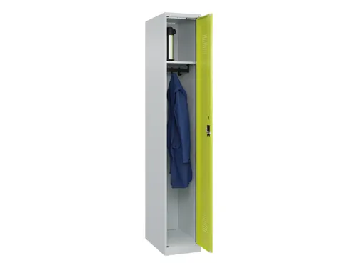 locker,HxBxD 1850x300x500mm,1vak,vak B 300mm,cil.-slot,staand op vloer