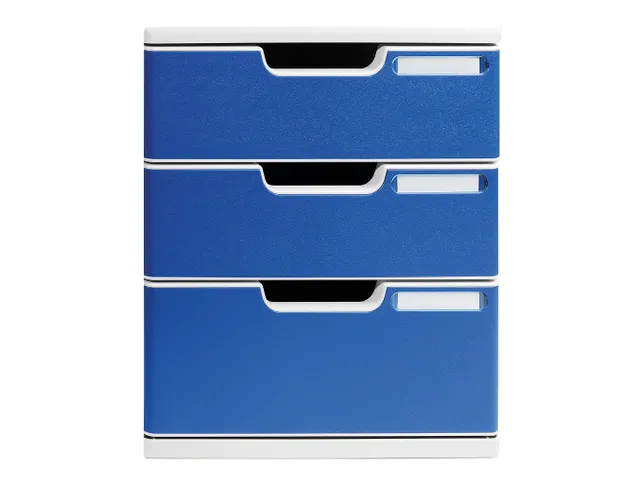Ladenblok MODULO A4 3 laden Classic Blauw Grijs