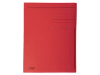 Dossiermap Exacompta Forever A4 3 kleppen 280gr rood - 1