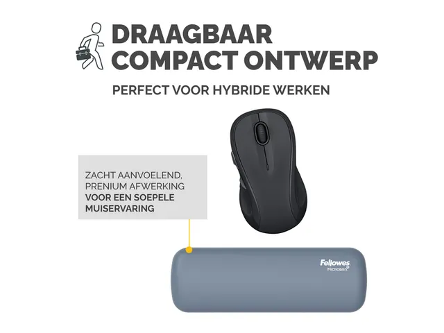 Polssteun Fellowes Breyta palm blauw 6x18cm