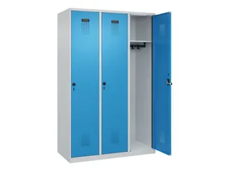 locker,HxBxD 1850x1200x500mm,3vak,vak B 400mm,draaigrendel - 2