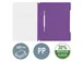 Snelhechter Leitz 4191 standaard A4 violet 30% gerecycled plastic