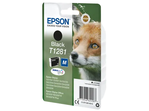 Singlepack Black T1281 DURABrite Ultra Ink