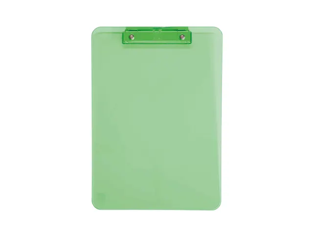 Klembord MAUL A4 staand transparant PS neon groen