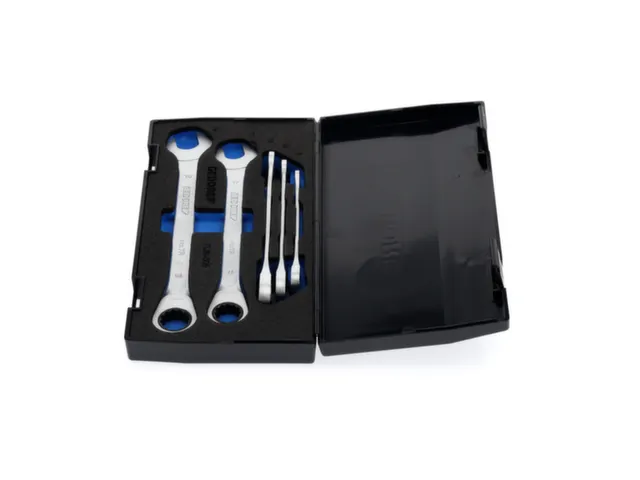 GEDORE 7 R-005 Set steeksleutels met ringratel 5-delig 8-19mm