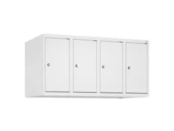 opzetkast,v. locker,4vak.,vak B 250mm,HxBxD 500x1000x500mm,vleugeldeur
