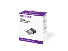NETGEAR A6150, Sans fil, USB, WLAN, Wi-Fi 5 (802.11ac), 867 Mbit/s, No