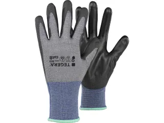 Tegera 803 ESD handschoenen, zwart/blauw/grijs, maat 9, per 6 paar - 1