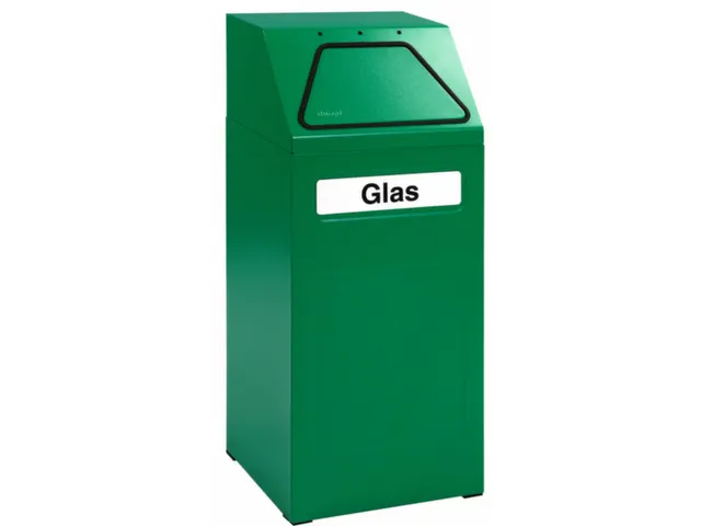 conteneur de tri sélectif,coupe-feu,1x65l,HxlxP 970x405x380mm