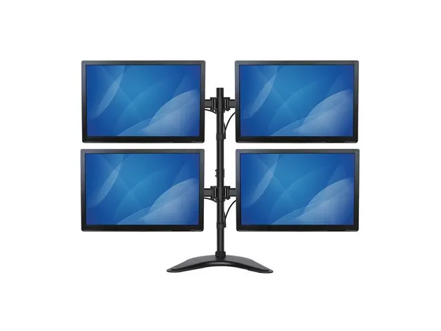 Support 4 écrans 27 inch Noir