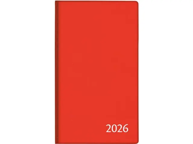 Timeplan zakagenda geassorteerde kleuren 7dag/1pagina 2026