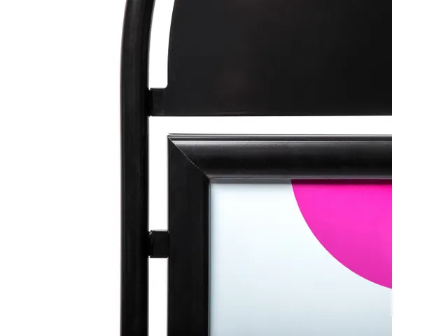 City Sign Elegant Staal 50x70 cm zwart