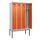 locker voor scheiding van kleding,HxBxD 2120x1200x500mm,4vak