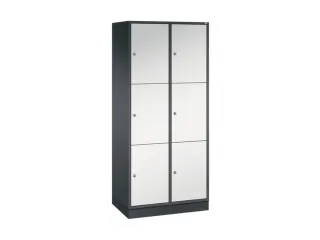 grootvolume-lockersysteem,RAL 7021/RAL 7035,HxBxD 1950x820x500mm - 2
