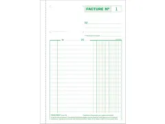 Exacompta Facturen, Ft 21 X 14,8 Cm, Tripli, Franstalig