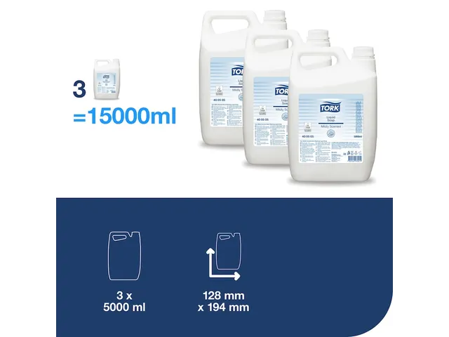 Savon liquide doux Tork 400505 5 litres