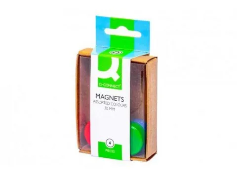 Magneten 25mm Geassorteerde Kleuren 4 Stuk