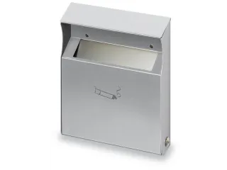 Wandasbak Rvs 2 liter 300x230x60mm Met Overkapping Cilinderslot - 1
