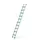 ladder,eenzijdig,10,treden,balk L 2,59m,geëloxeerd