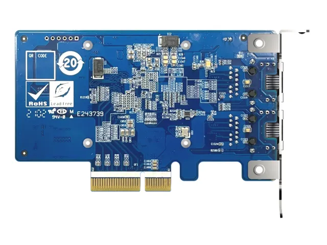 QNAP QXG-10G2T-X710, Intern, Bedraad, PCI Express, Ethernet, 1000 Mbit