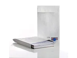 Uitvouwbare Enveloppen Tyvek Ft 229x324x20Mm wit zelfklevend