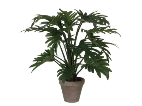 Kunstplant Mica Philodendron selloum groen in pot 50x60cm