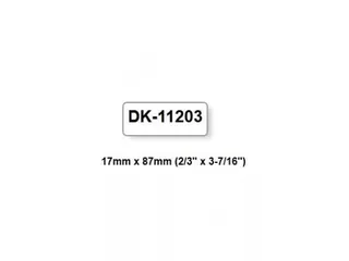 Etiket Dk-11203 17x87mm Archivering 300stuks - 2