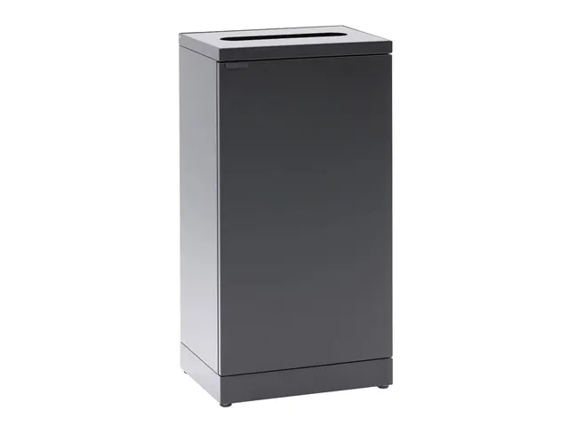 Bica 855 Afvalbak met papieropening 95 Liter Antraciet