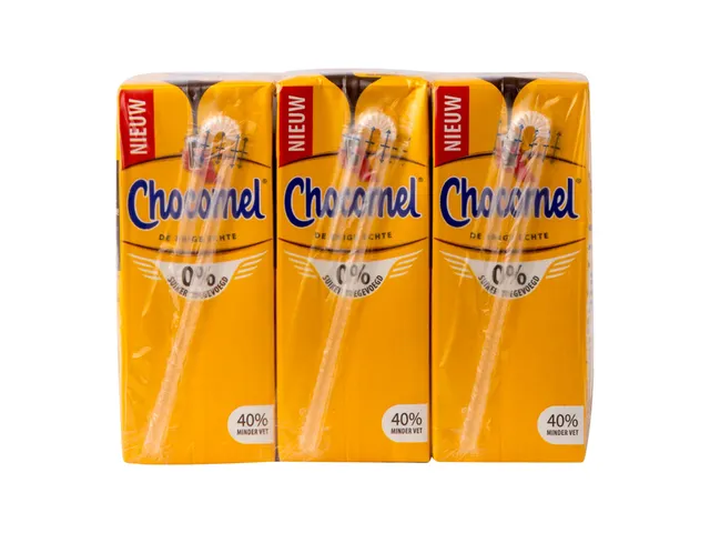 Chocolademelk Chocomel 0% toegevoegd suiker 20cl